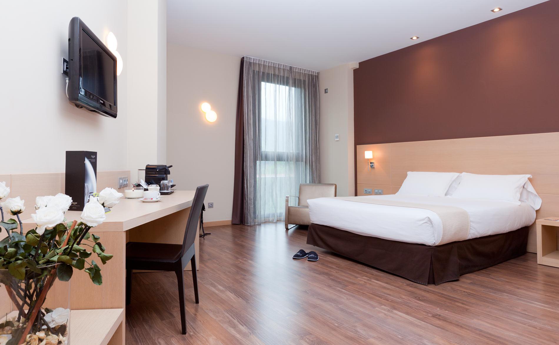 Spirit Hotel Gran Bilbao Bagian luar foto Room at the hotel