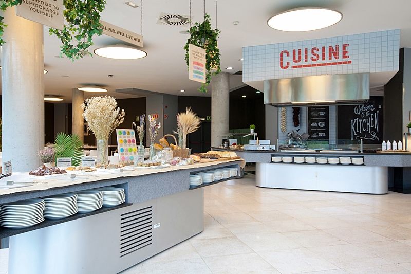 Spirit Hotel Gran Bilbao Bagian luar foto Kitchen