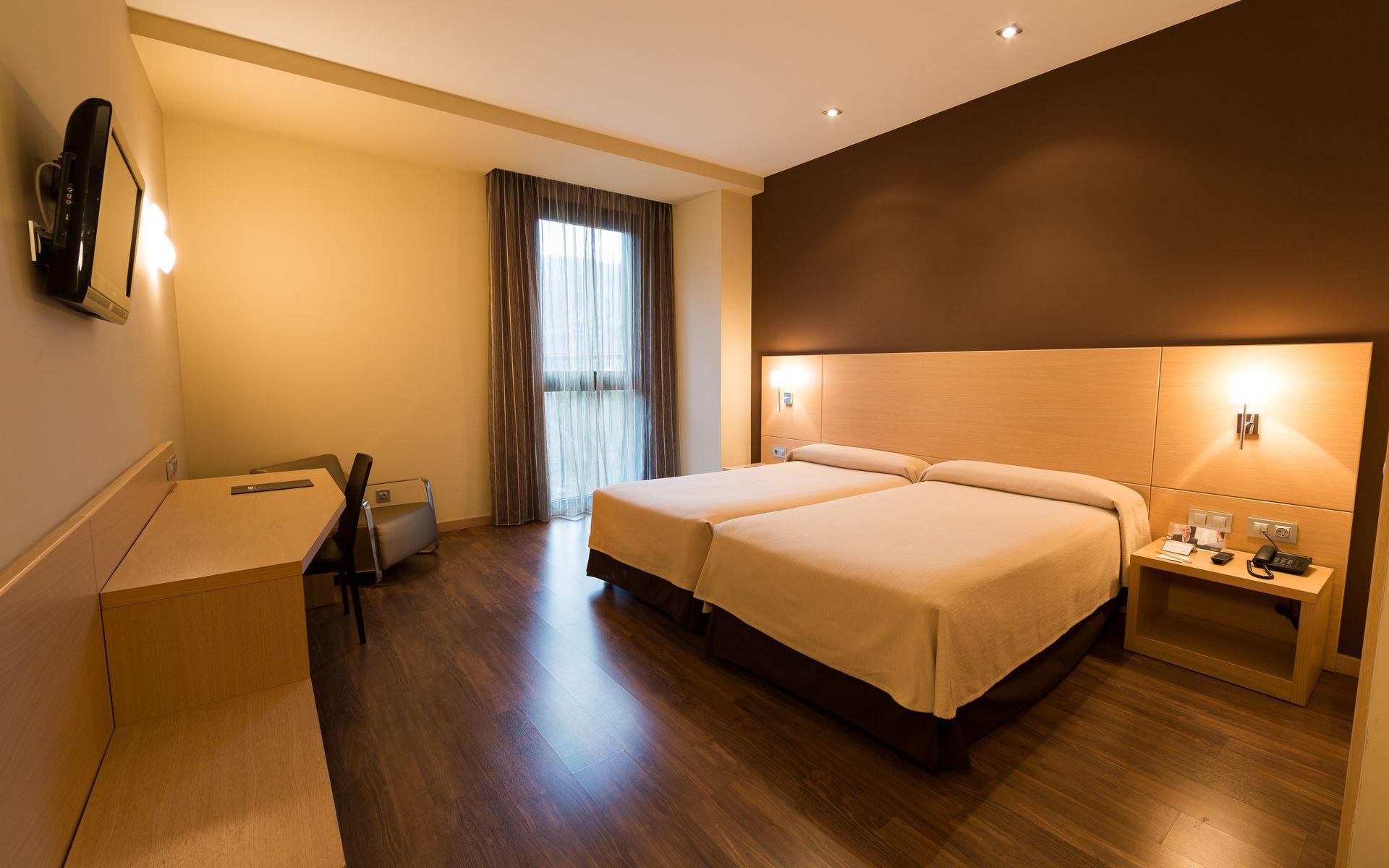 Spirit Hotel Gran Bilbao Bagian luar foto Room at the hotel